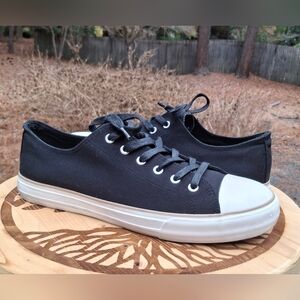New Republic Men's Night Cap Black Canvas Sneakers Size 11